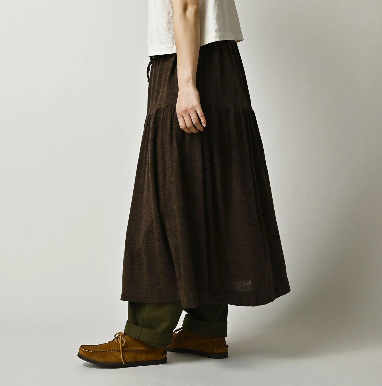 45R Camellia Gathered Skirt - Image 8