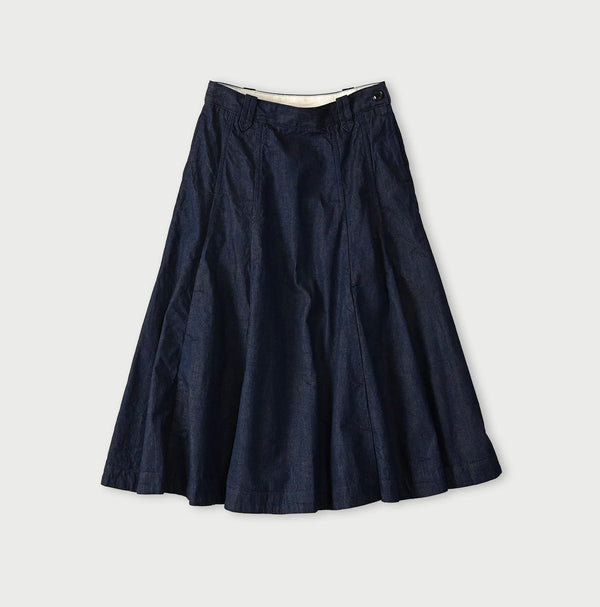 45R Komugi Denim Soufflé Skirt Nou