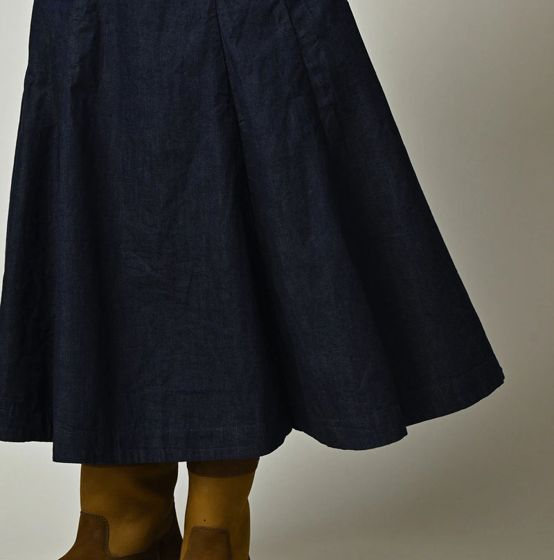 45R Komugi Denim Soufflé Skirt Nou - Image 8
