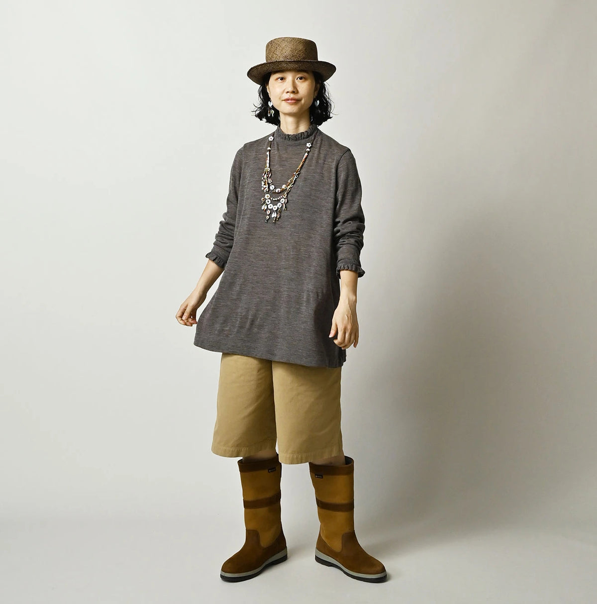 45R Camellia Tunic
