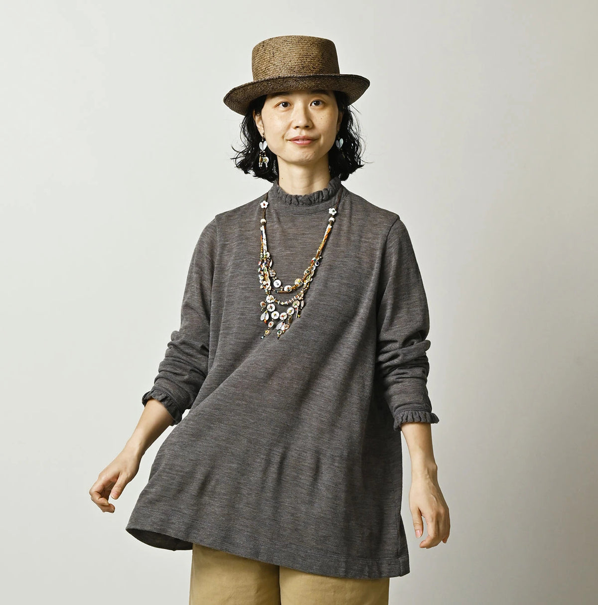 45R Camellia Tunic
