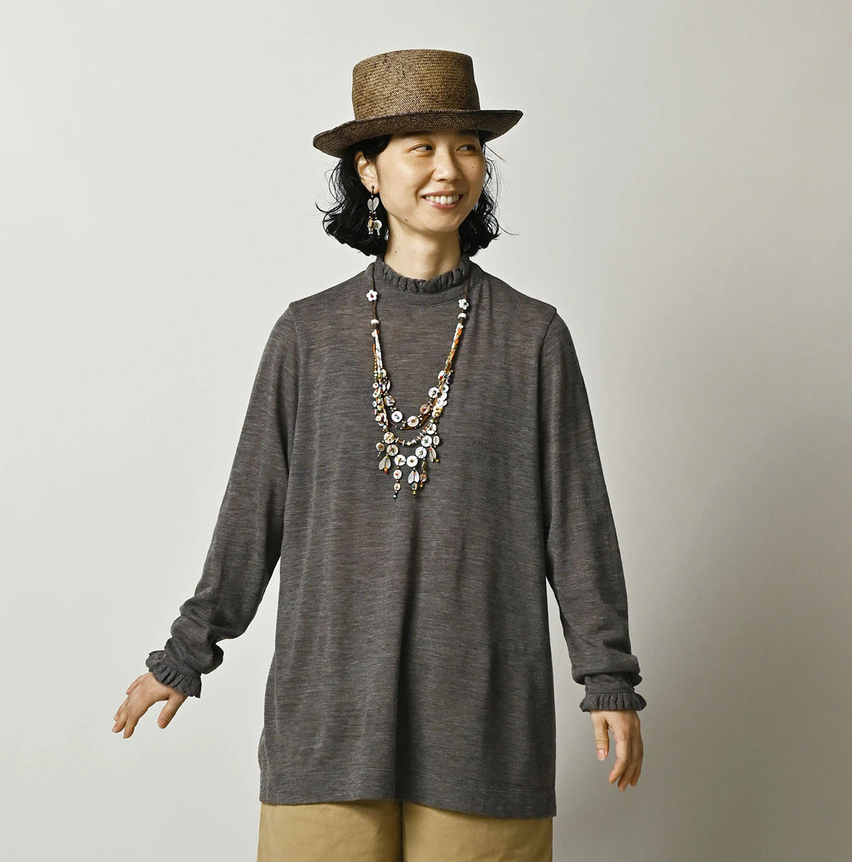 45R Camellia Tunic