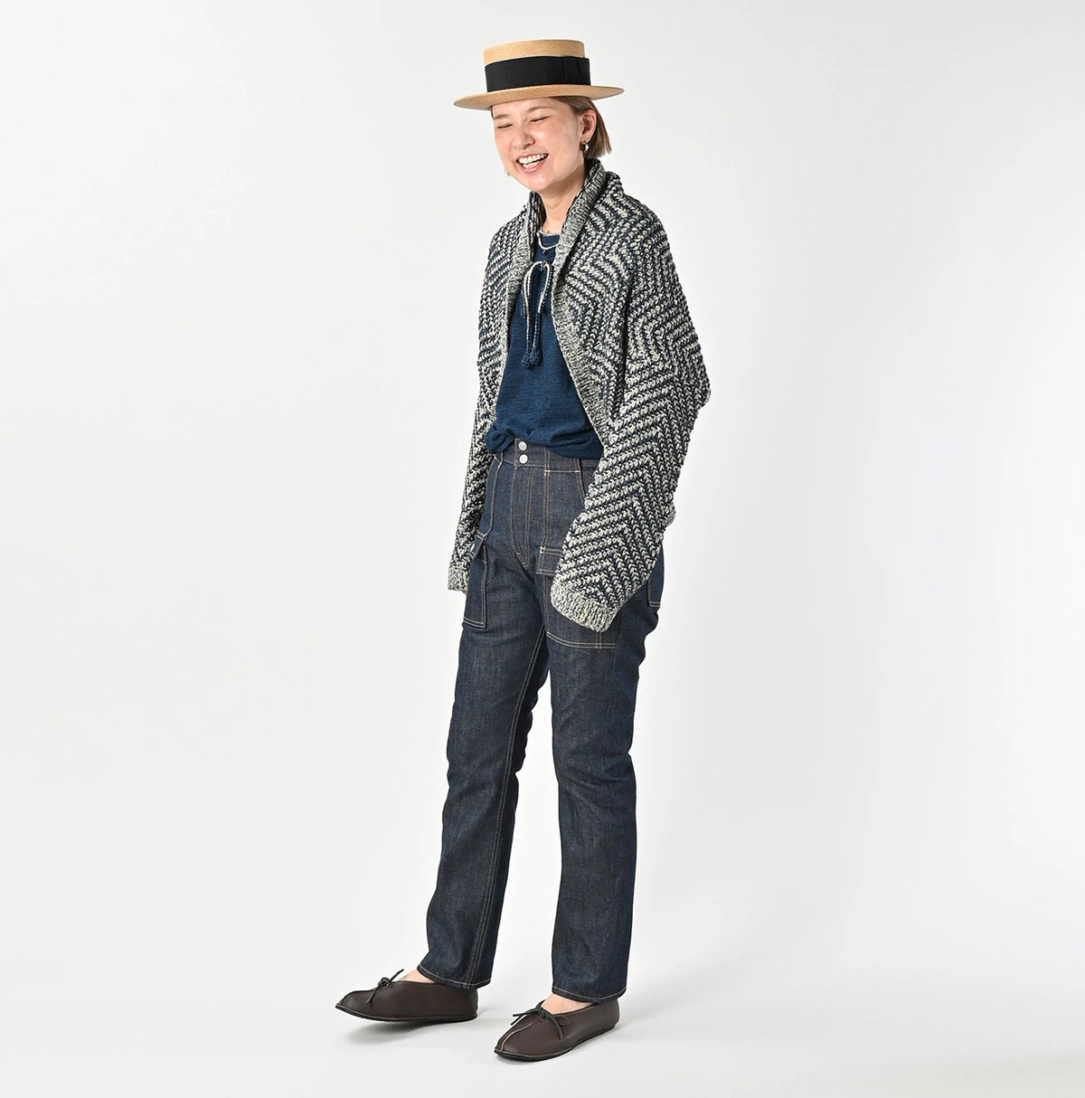 45R Rye Mugi Denim 908 Bush Pants Nou