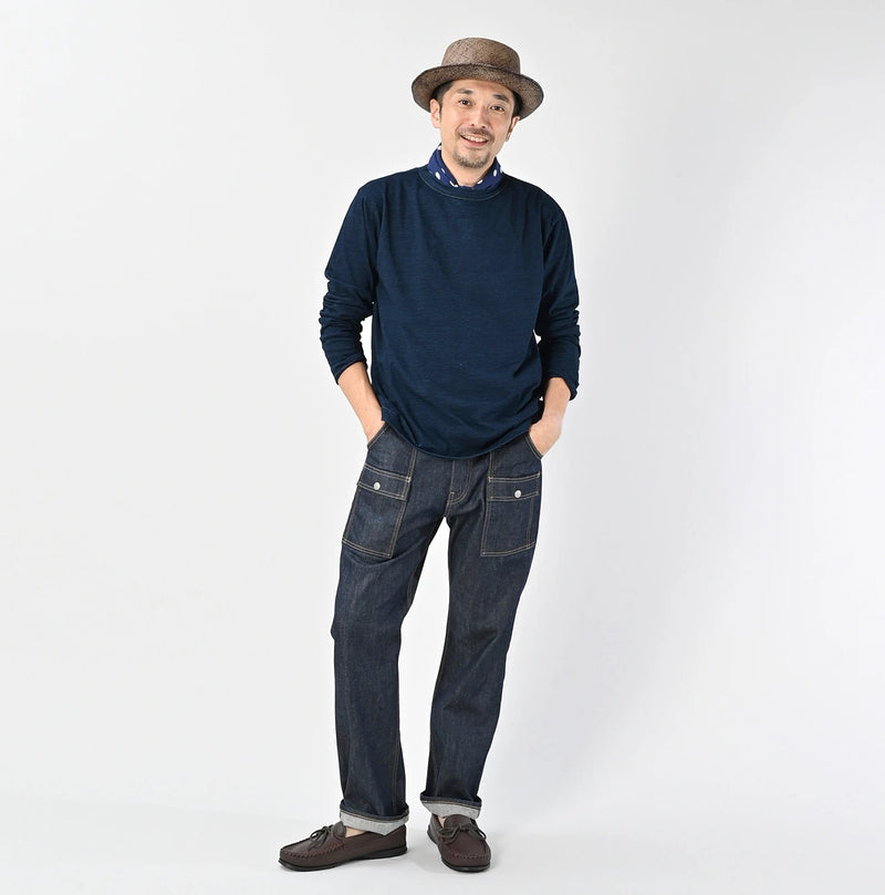 45R Rye Mugi Denim 908 Bush Pants Nou - Image 3