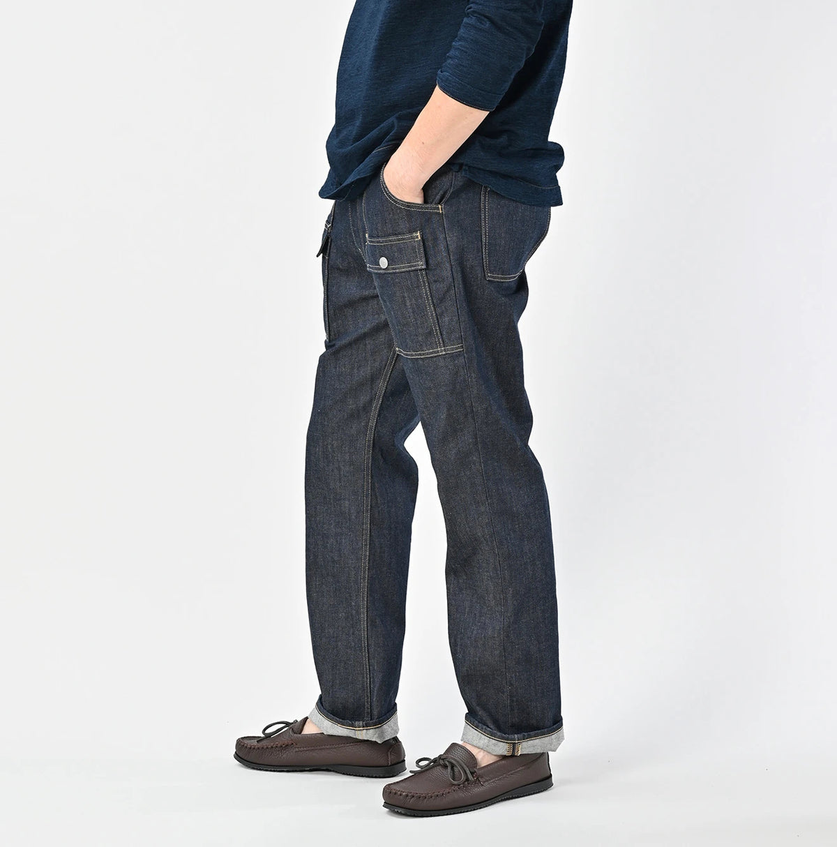 45R Rye Mugi Denim 908 Bush Pants Nou - Image 8