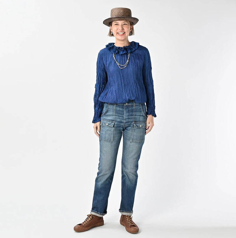 45R Rye Mugi Denim 908 Bush Pants Distressed - Image 3