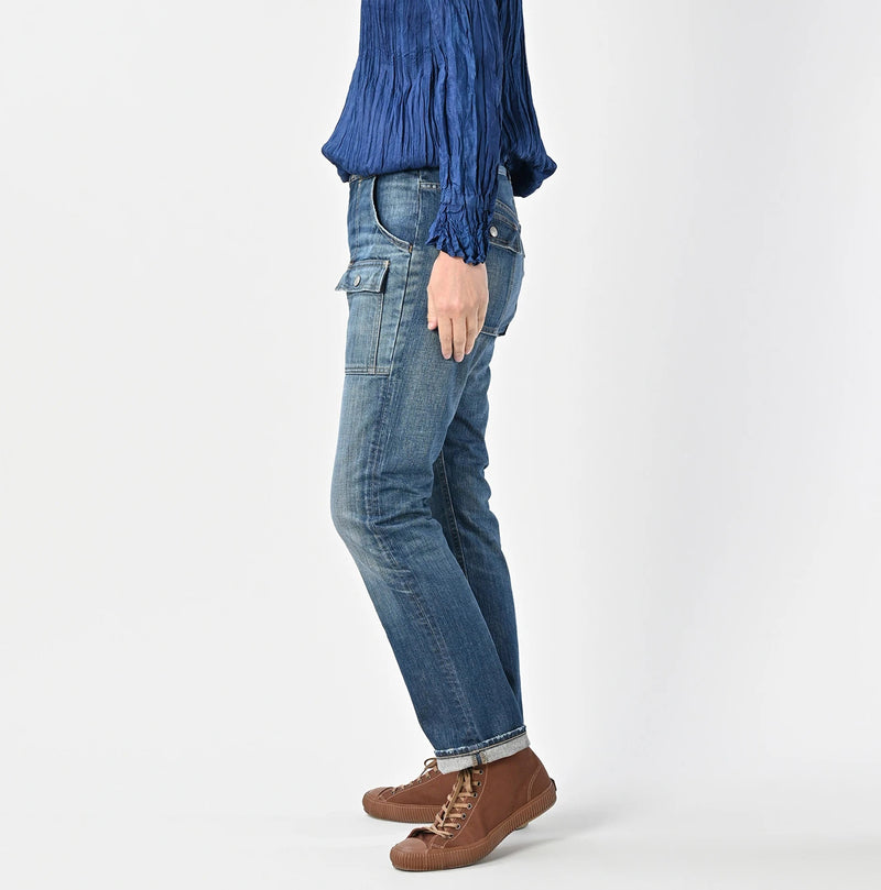 45R Rye Mugi Denim 908 Bush Pants Distressed - Image 6