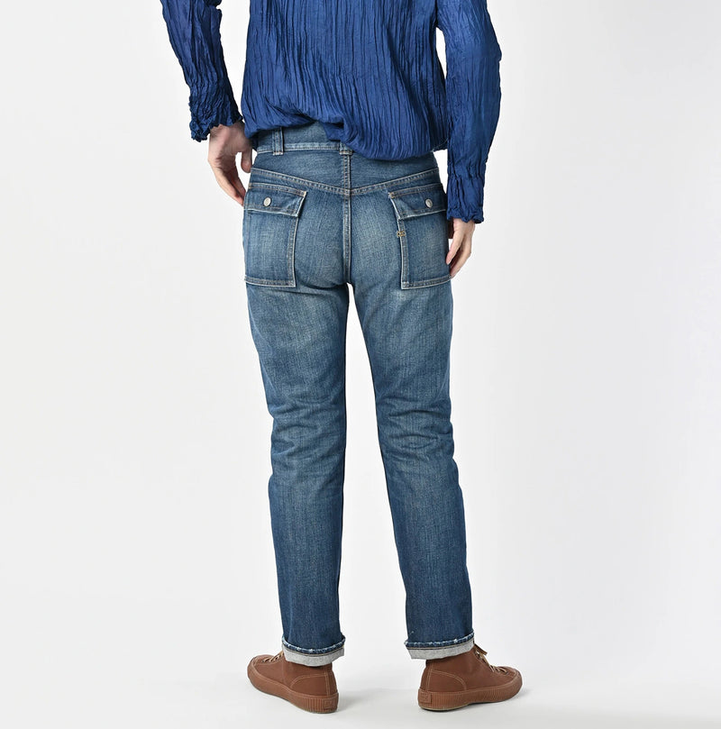 45R Rye Mugi Denim 908 Bush Pants Distressed - Image 7