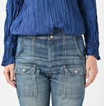 45R Rye Mugi Denim 908 Bush Pants Distressed