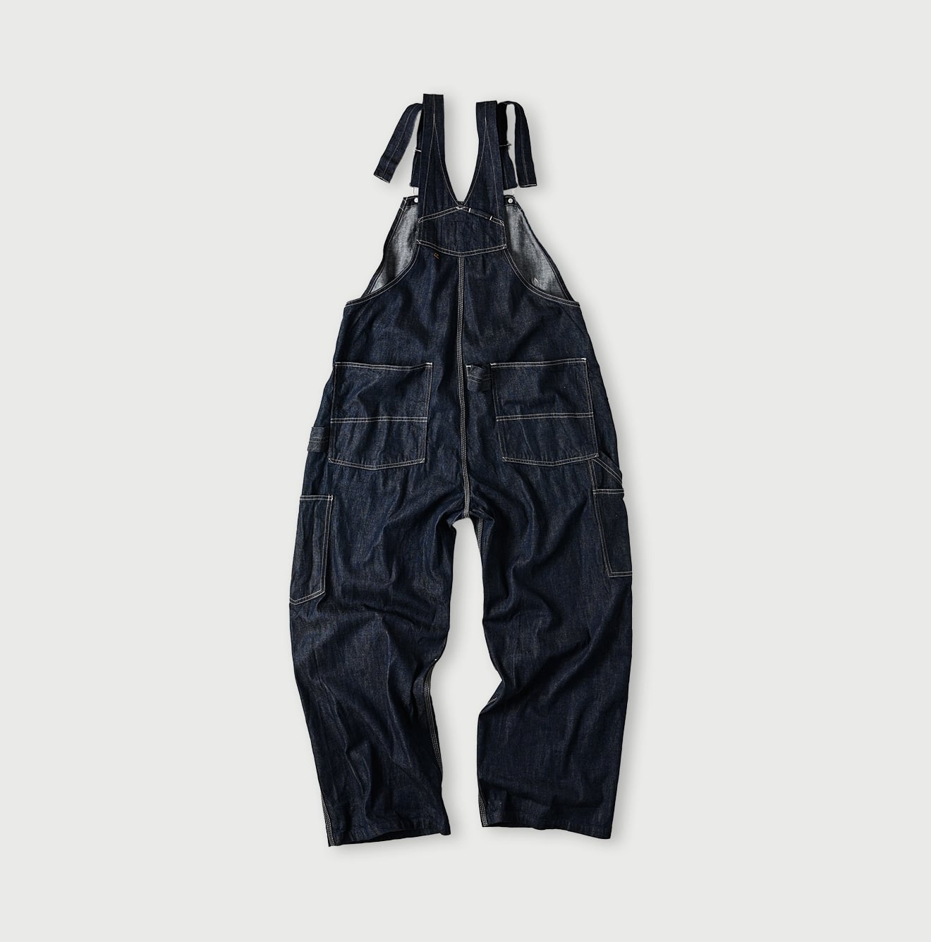 45R Indigo Mugihiko Denim Overall Nou - Image 14