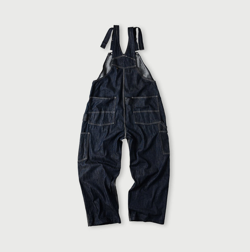 45R Indigo Mugihiko Denim Overall Nou - Image 14