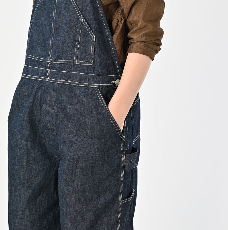45R Indigo Mugihiko Denim Overall Nou