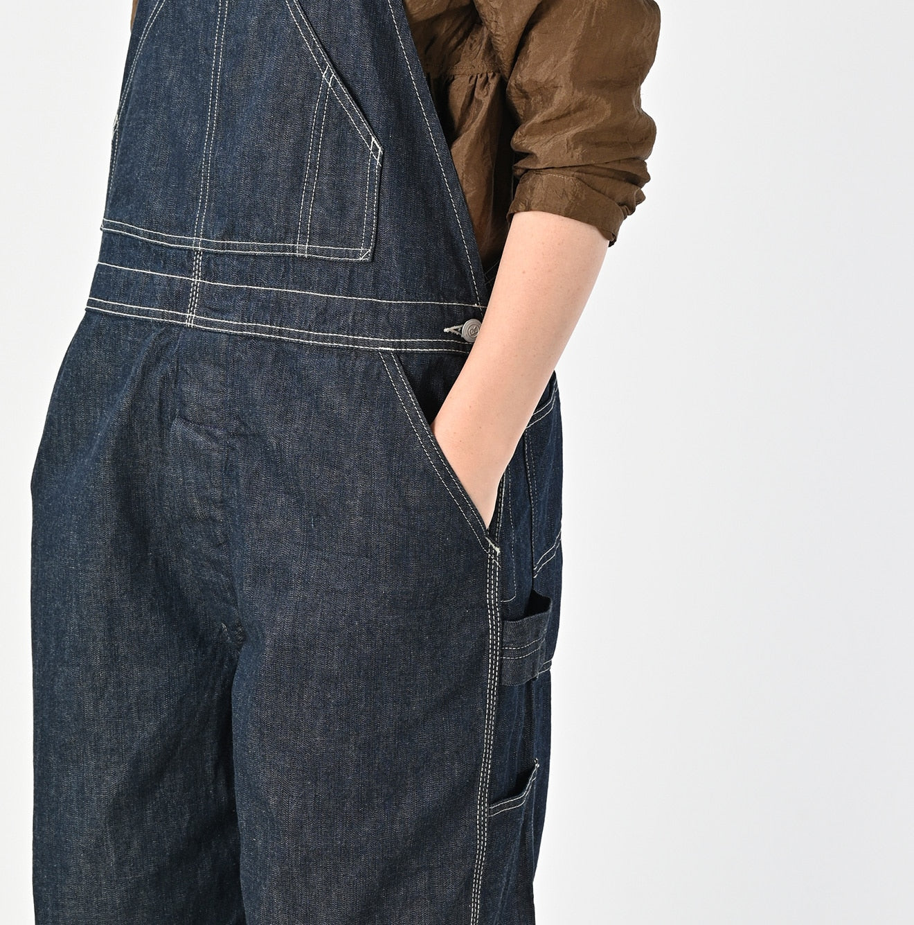 45R Indigo Mugihiko Denim Overall Nou