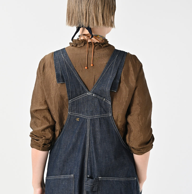 45R Indigo Mugihiko Denim Overall Nou