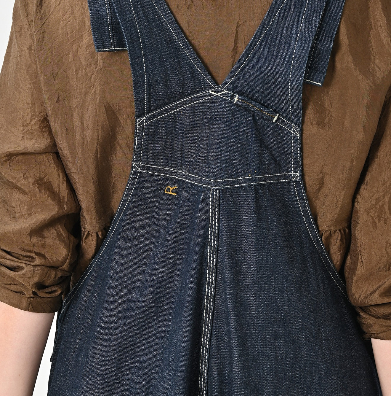 45R Indigo Mugihiko Denim Overall Nou - Image 11