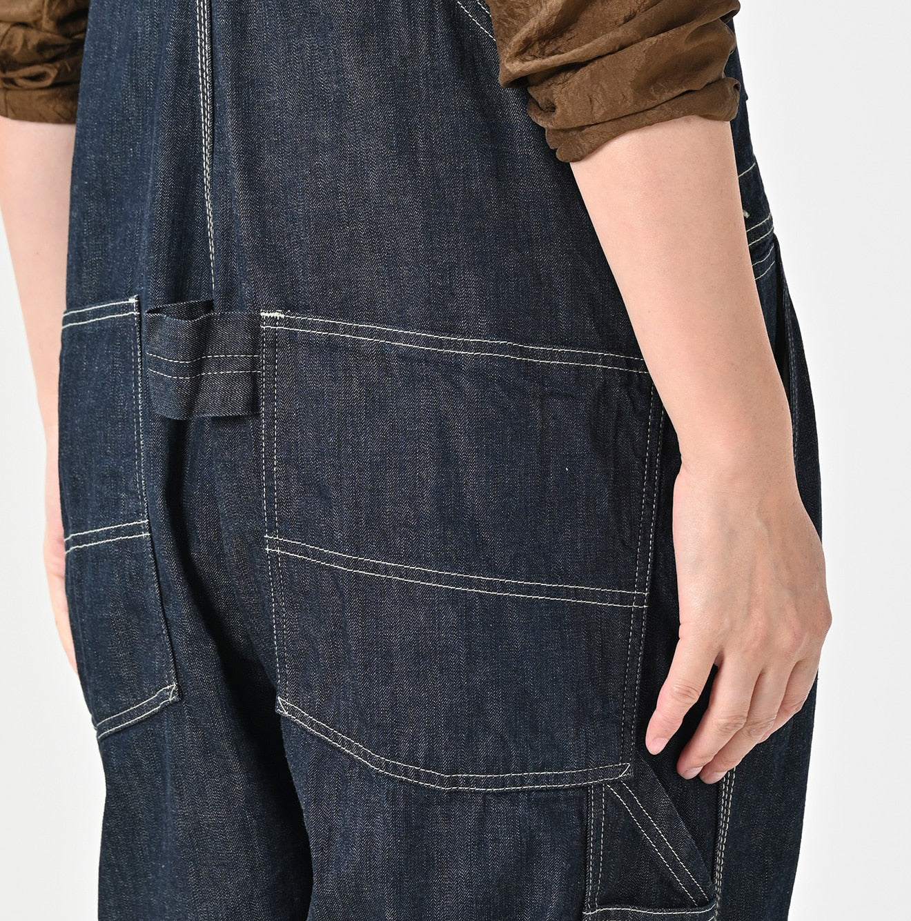 45R Indigo Mugihiko Denim Overall Nou - Image 12