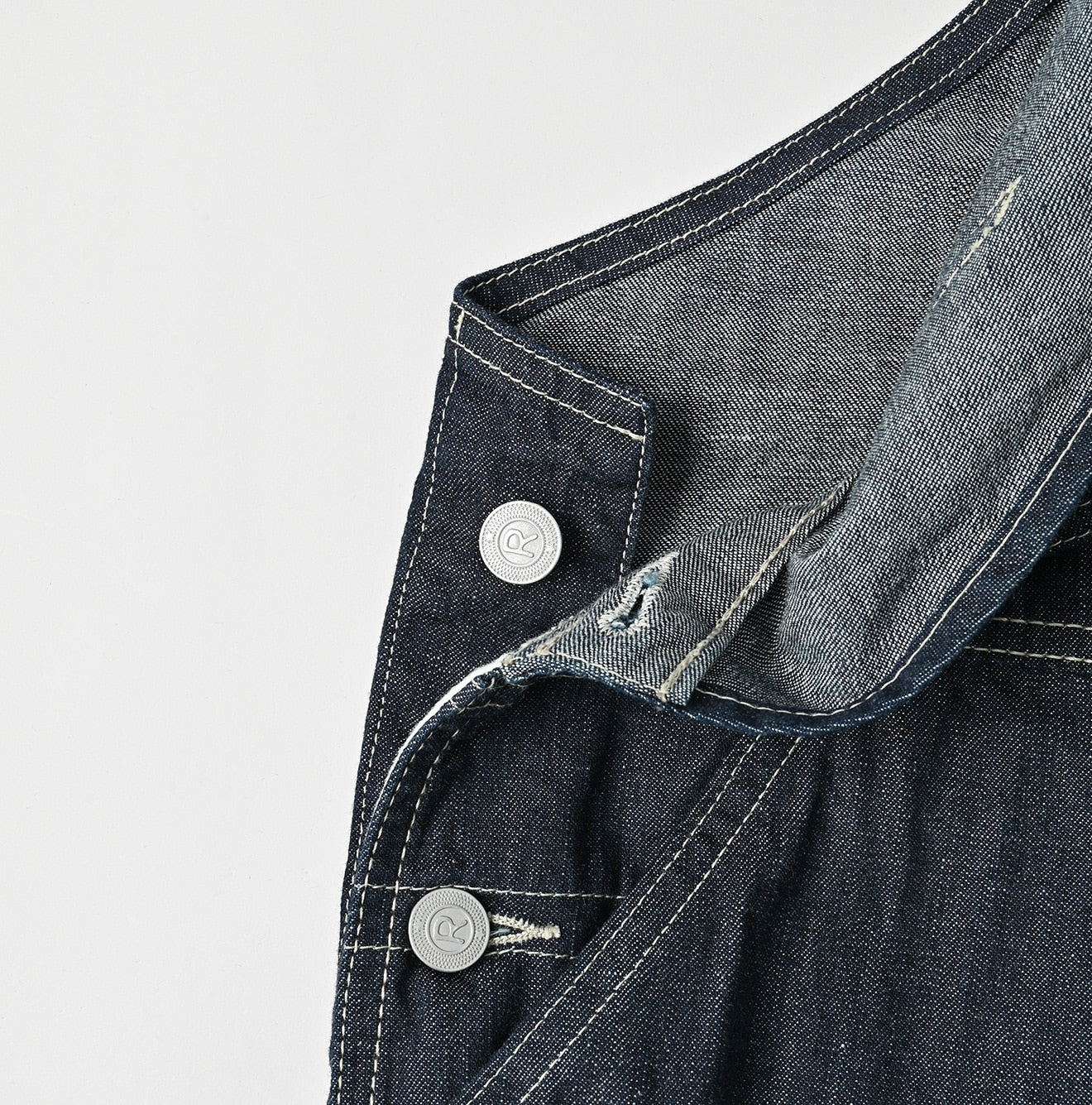 45R Indigo Mugihiko Denim Overall Nou - Image 16
