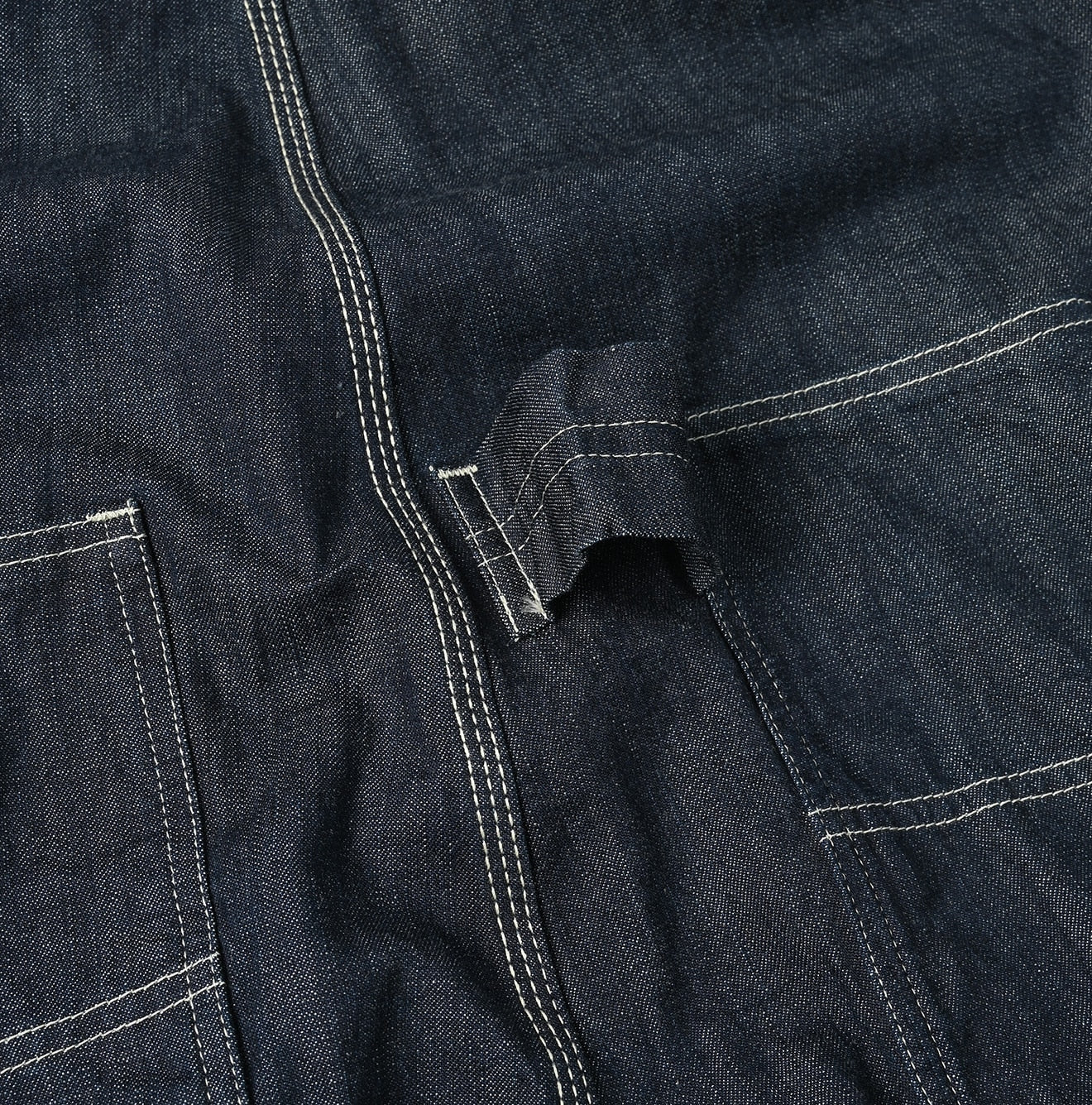 45R Indigo Mugihiko Denim Overall Nou