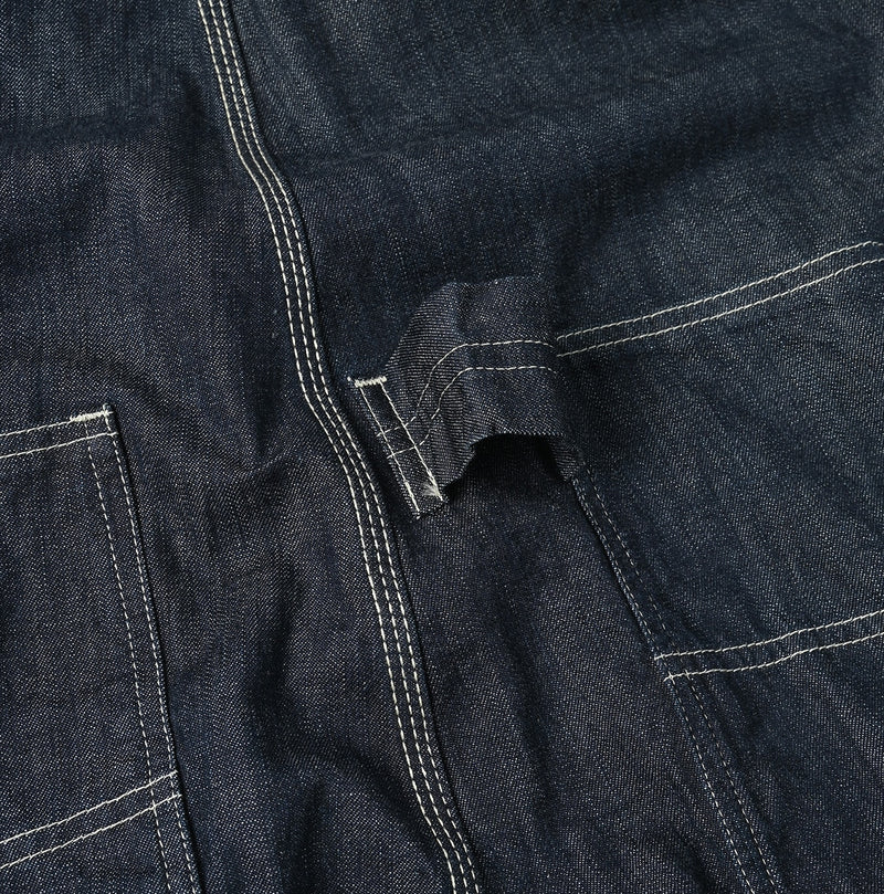 45R Indigo Mugihiko Denim Overall Nou - Image 19