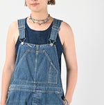 45R Indigo Mugihiko Denim Overall Distressed