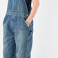 45R Indigo Mugihiko Denim Overall Distressed
