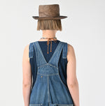 45R Indigo Mugihiko Denim Overall Distressed