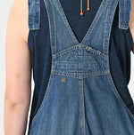 45R Indigo Mugihiko Denim Overall Distressed