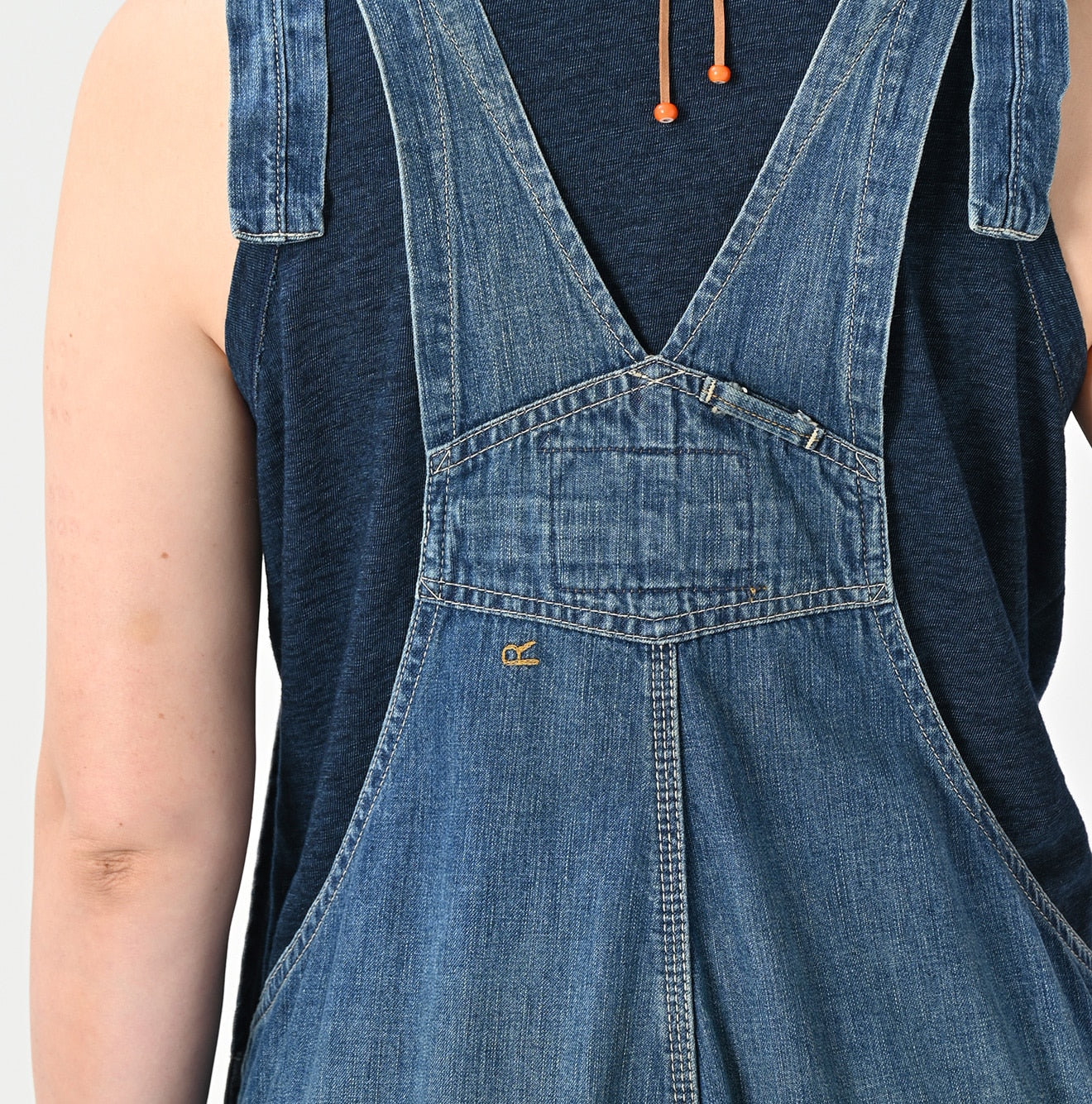 45R Indigo Mugihiko Denim Overall Distressed - Image 11