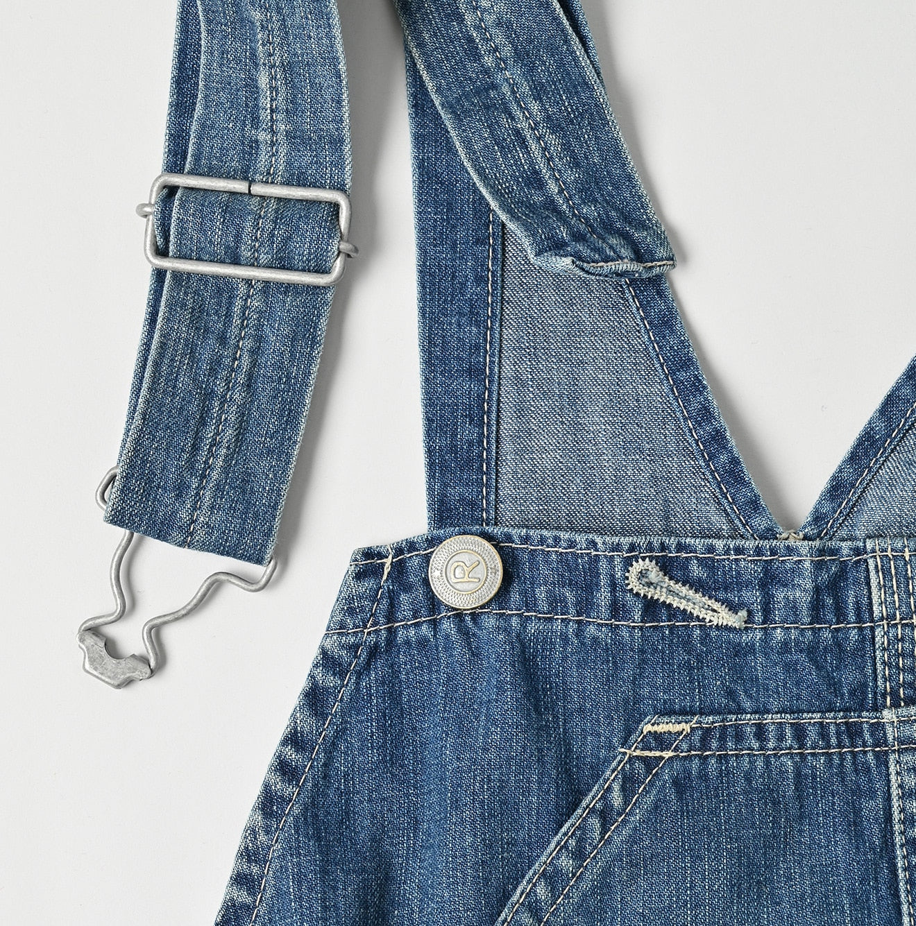 Indigo Mugihiko Denim Overall Distressed | 45R Official