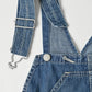 45R Indigo Mugihiko Denim Overall Distressed