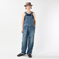 45R Indigo Mugihiko Denim Overall Distressed