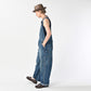 45R Indigo Mugihiko Denim Overall Distressed