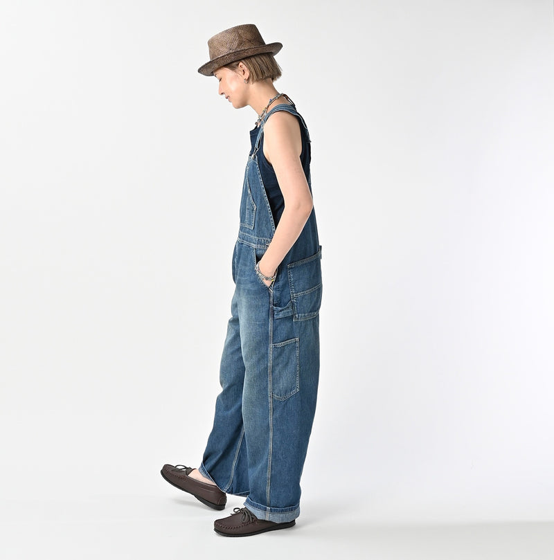 45R Indigo Mugihiko Denim Overall Distressed - Image 6