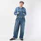 45R Indigo Mugihiko Denim Overall Distressed