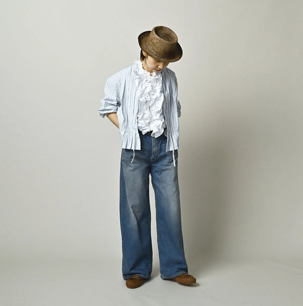 45R Komugi Denim Bachihime Distressed