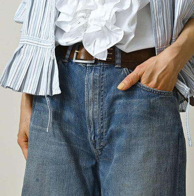 45R Komugi Denim Bachihime Distressed