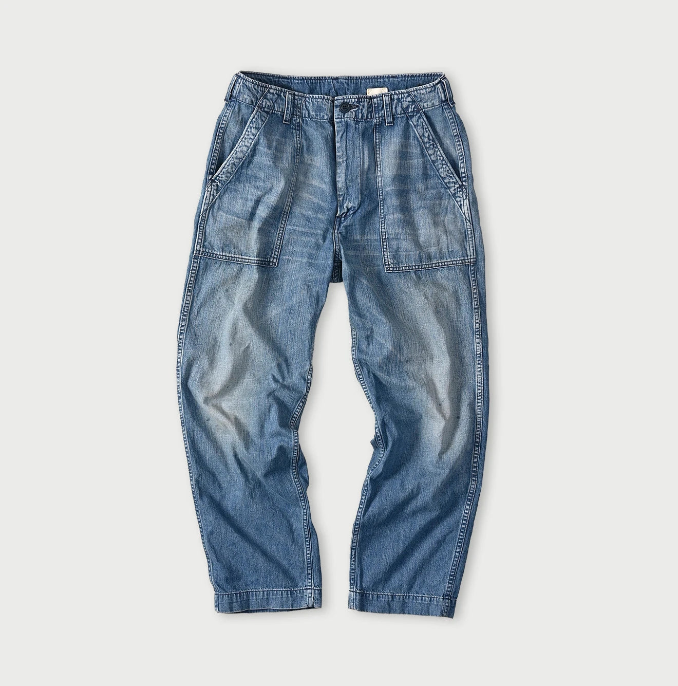45R Mugi Denim 908 Baker Pants Distressed - Image 1
