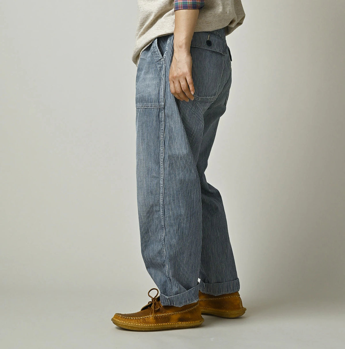 45R Mugi Denim 908 Baker Pants Distressed