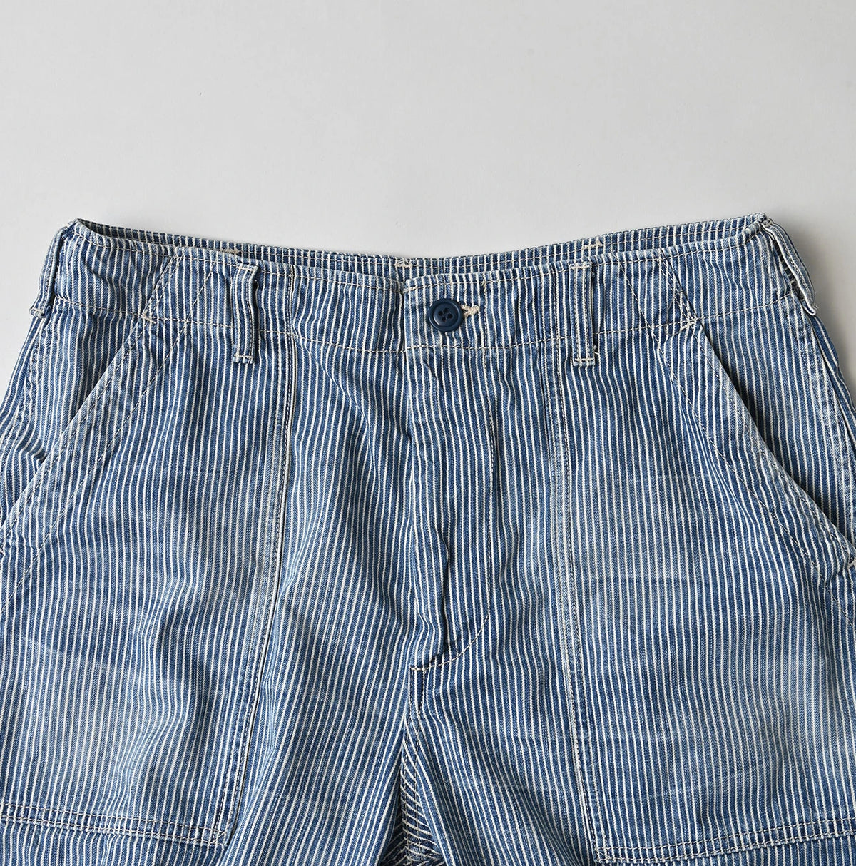 45R Mugi Denim 908 Baker Pants Distressed