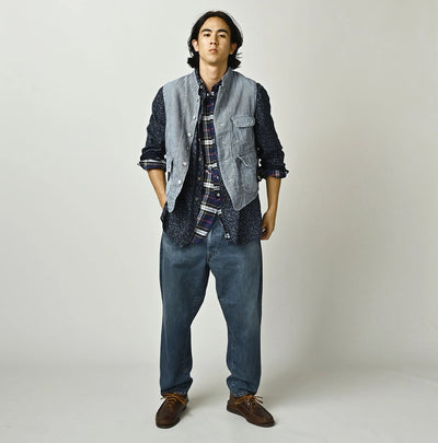 45R Rye Mugi Denim 908 Murahikohime Distressed