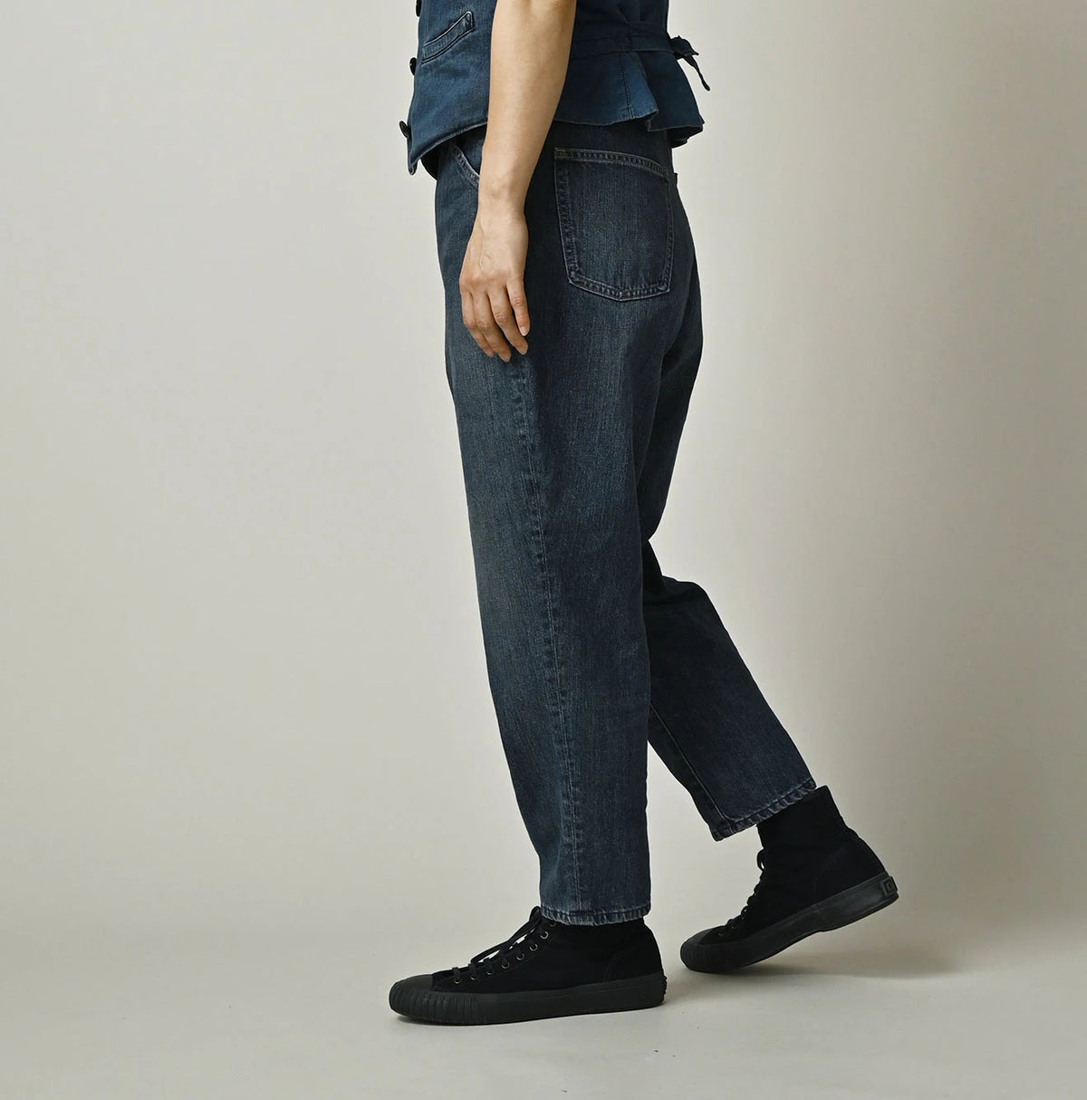 45R Rye Mugi Denim 908 Murahikohime Distressed
