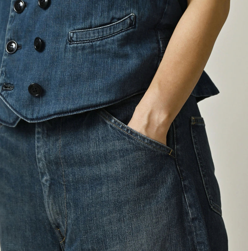 45R Rye Mugi Denim 908 Murahikohime Distressed - Image 11