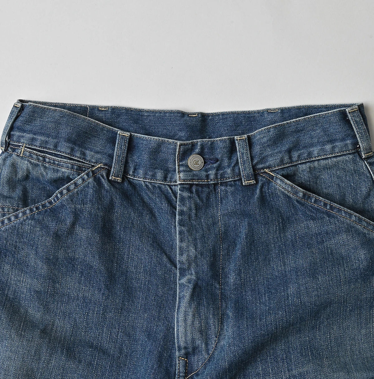 45R Rye Mugi Denim 908 Murahikohime Distressed