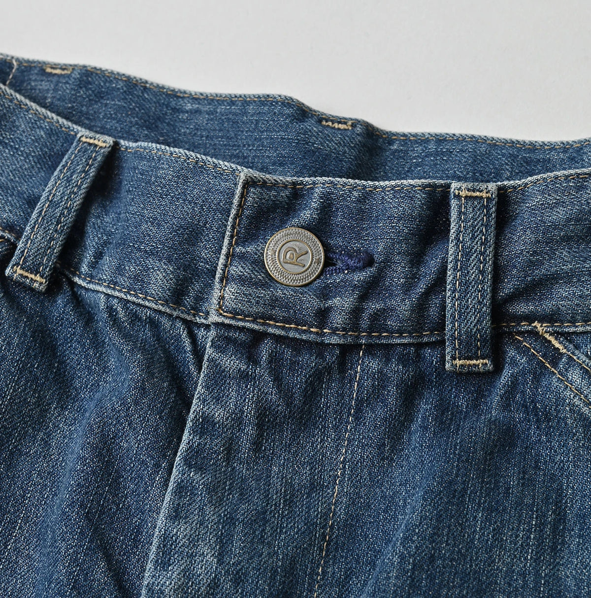 45R Rye Mugi Denim 908 Murahikohime Distressed