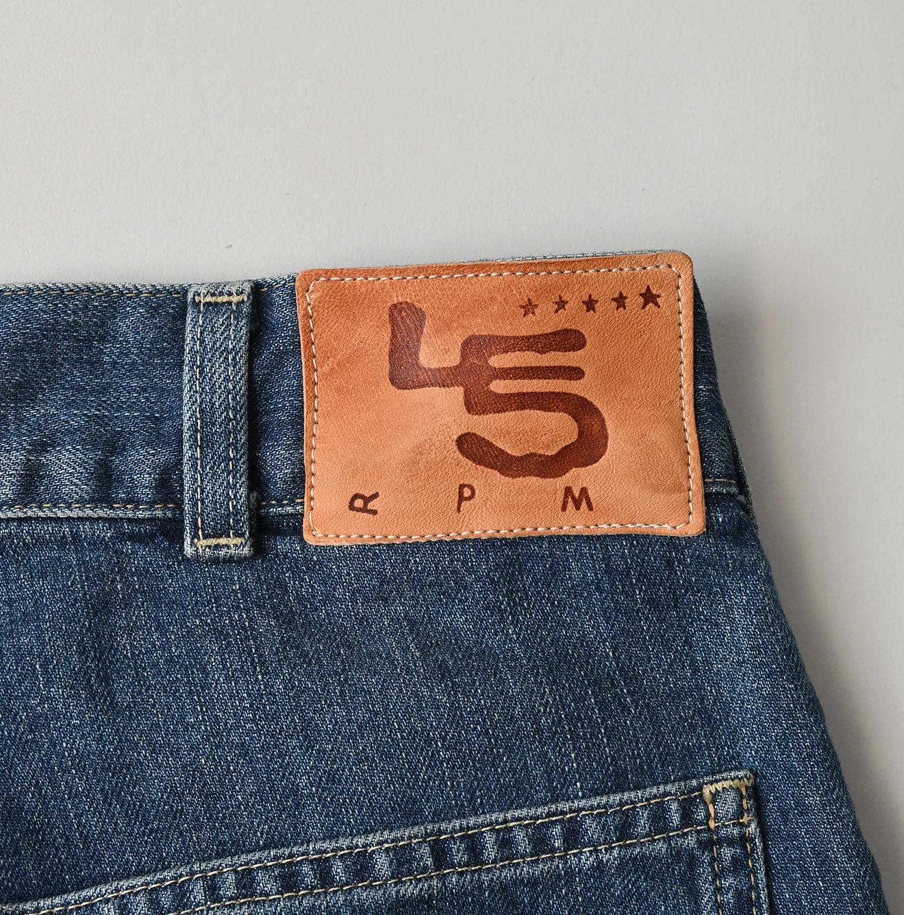 45R Rye Mugi Denim 908 Murahikohime Distressed