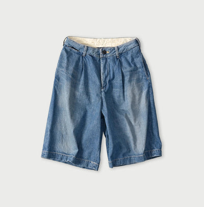 45R Mugi Denim Lucy Bermuda Pants Distressed