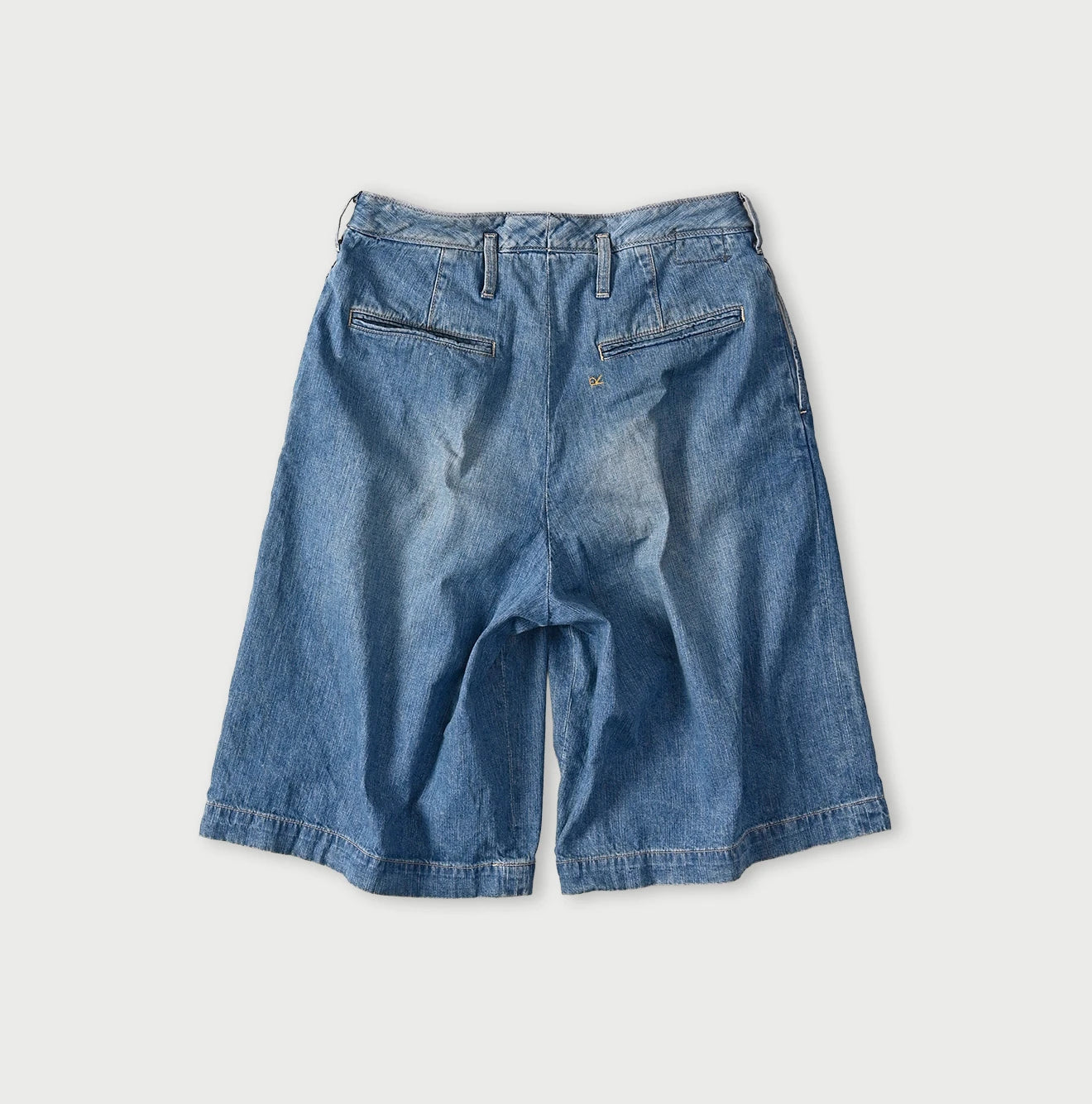45R Mugi Denim Lucy Bermuda Pants Distressed - Image 11