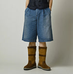 45R Mugi Denim Lucy Bermuda Pants Distressed