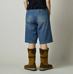 45R Mugi Denim Lucy Bermuda Pants Distressed