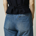 45R Mugi Denim Lucy Bermuda Pants Distressed